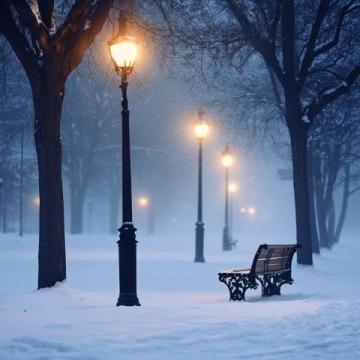 雪景中的思念：古典诗词中的冬日名句与深情寄寓