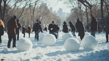 大雪天实习老师带学生们打雪仗激发写作灵感